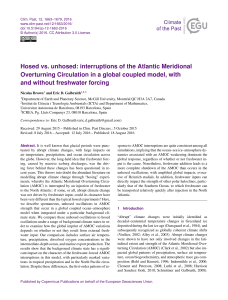 Hosed vs. unhosed: interruptions of the Atlantic Meridional