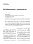 Application of Bioinformatics in Chronobiology Research