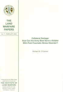 "Collateral Damage: How Can the Army Best Serve a Soldier With