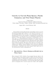 Gravity in Curved Phase-Spaces, Finsler Geometry and Two