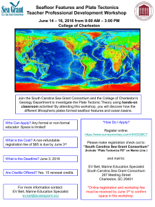 Seafloor Features and Plate Tectonics Workshop