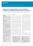 Impact of a printed decision aid on patients` intention to undergo