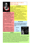 Hitler`s Germany - Ralph Thoresby School