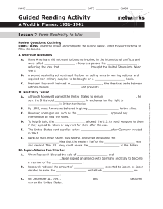 netw rks Guided Reading Activity