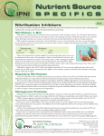 Nitrification Inhibitors - International Plant Nutrition Institute