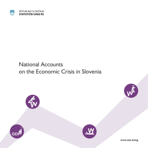 National Accounts on the Economic Crisis in Slovenia