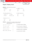 Chapter 2 Mastery Test B