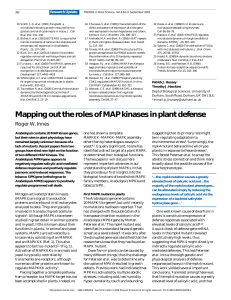 Mapping out the roles of MAP kinases in plant defense