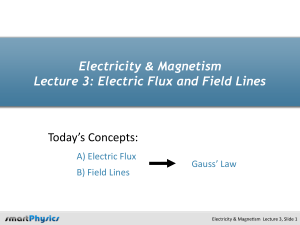 Electric Flux and Field