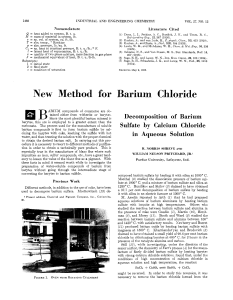 New Method for Barium Chloride