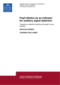 Pupil dilation as an indicator for auditory signal detection