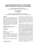 Understanding Requirements for Computer-Aided Healthcare