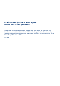 UK Climate Projections science report: Marine and coastal projections