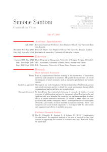 Simone Santoni – Curriculum Vitae