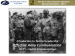 Effective Army Communication