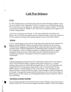 Cold War Defences