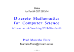 Discrete Mathematics For Computer Science