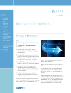 The Road to Enterprise AI