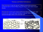 Fracture and Brittle Deformation