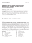 Evolutionarily conserved cytogenetic changes in