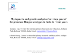 Phylogenetic and genetic analysis of envelope gene of the