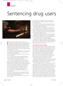 Sentencing drug users