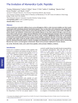 Article The Evolution of Momordica Cyclic Peptides