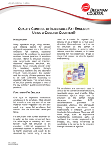 QUALITY CONTROL OF INJECTABLE FAT