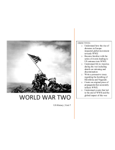 World War Two - Grants Pass School District 7