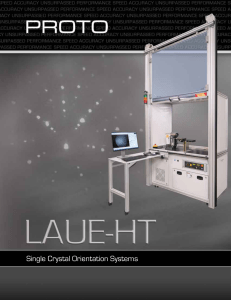 Single Crystal Orientation Systems