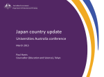 Japan country update - Australian Education International