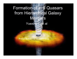 Formation of z~6 Quasars from Hierarchical Galaxy Mergers