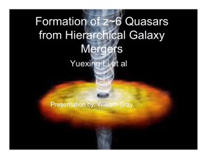 Formation of z~6 Quasars from Hierarchical Galaxy Mergers