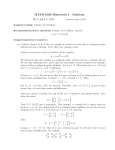 Solution - UCSD Math Department
