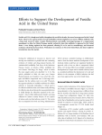 Efforts to Support the Development of Fusidic Acid in the United States