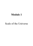 Module1: Scale of the Universe
