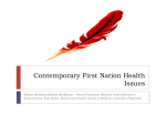 Contemporary First Nation Health Issues
