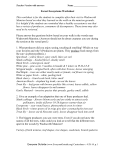 Forest Ecosystem Worksheet - teacher version