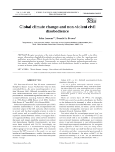 Global climate change and non