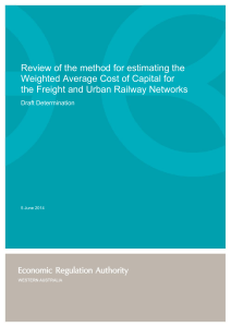 Review of the method for estimating the Weighted Average Cost of