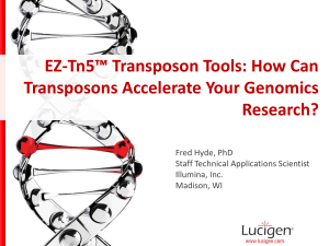 How Can Transposons Accelerate Your Genomics
