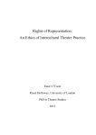 PhD 2012 EOT, Rights of Representation: An Ethics of Intercultural