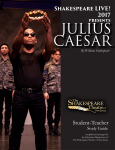 Julius Caesar Study Guide - The Shakespeare Theatre of New Jersey