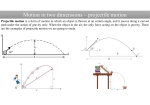 Motion in two dimensions – projectile motion