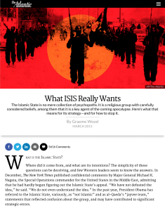 What ISIS Really Wants – The Atlantic