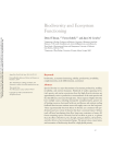 Biodiversity and Ecosystem Functioning - annurev-ecolsys
