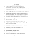 M119–Precalculus Homework #3–November 13, 2013 1] A regular