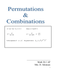 Math 30-1 AP Mrs. D. Atkinson