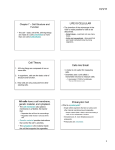 Cells and cellular transport unit notes