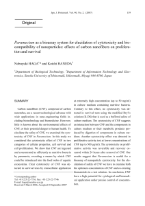 Paramecium as a bioassay system for elucidation of cytotoxicity and